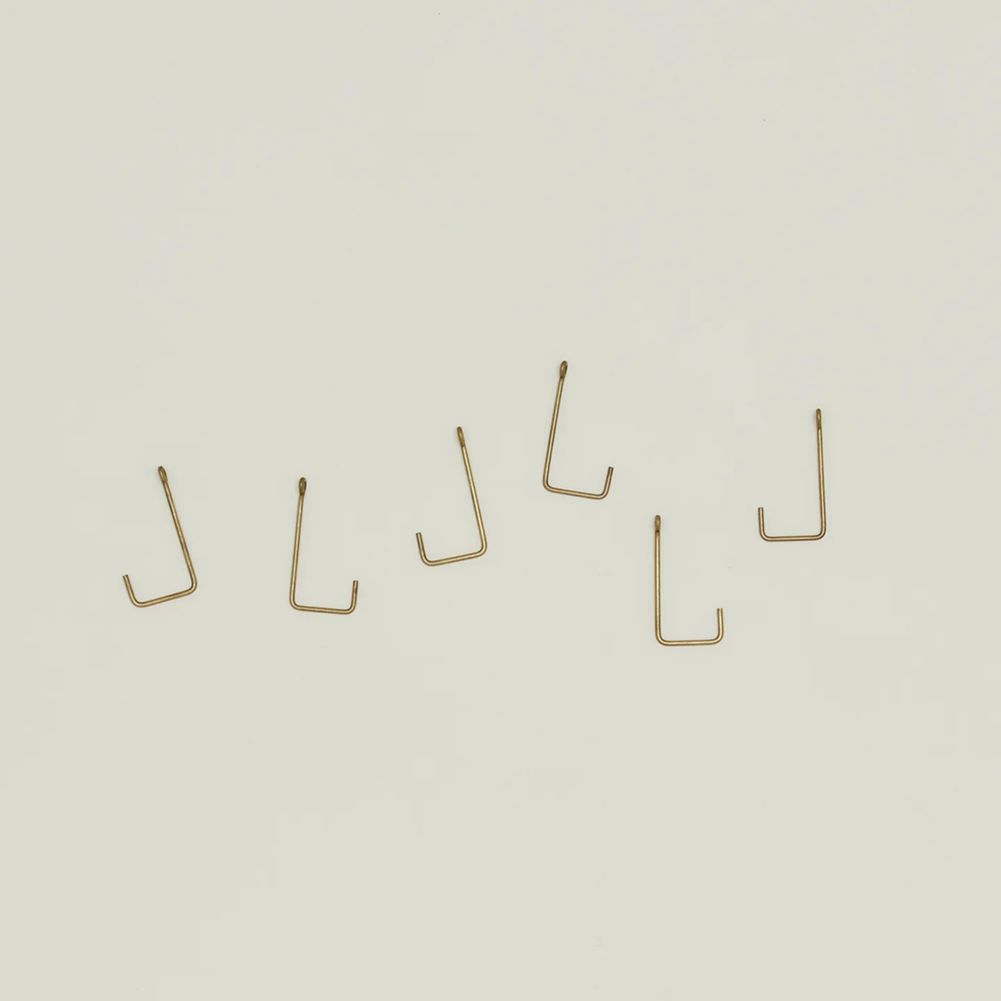 Brass Hook, Set of 6 - Image 3