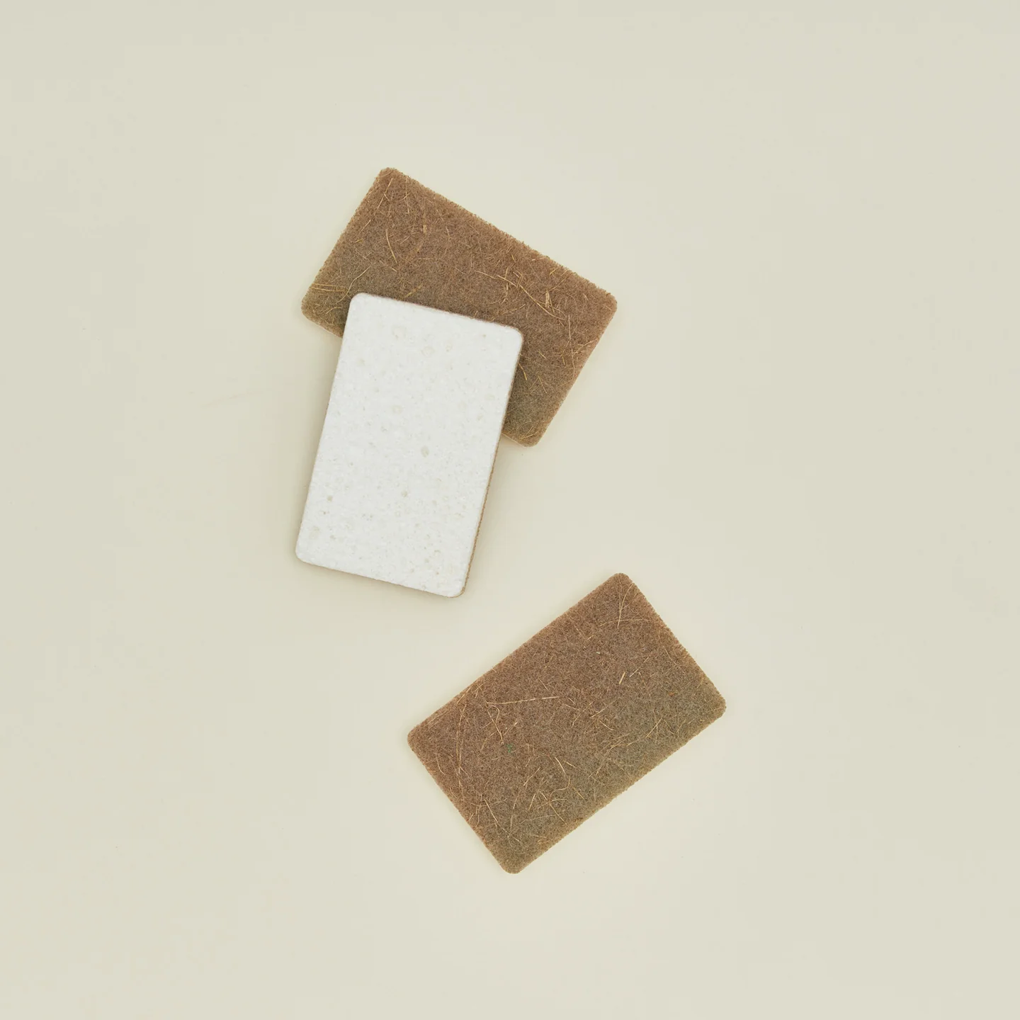 Cellulose and Walnut Sponge, Set of 3 - Image 3