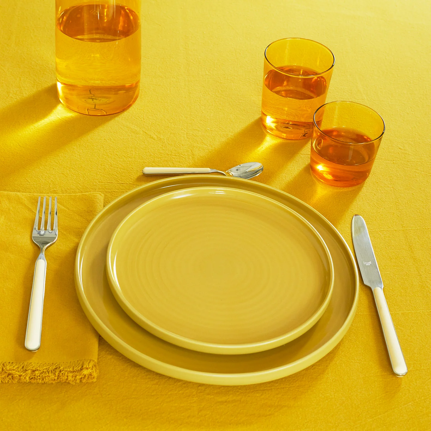 Essential Glassware, Set of 4 - Amber - Image 3