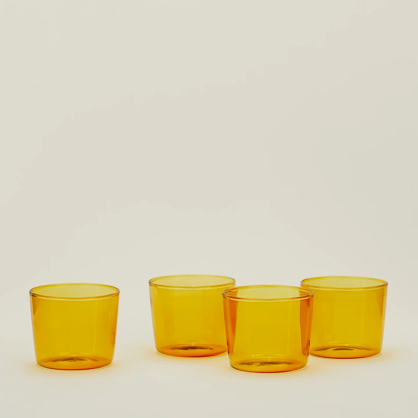 Essential Glassware, Set of 4 - Amber - Image 4