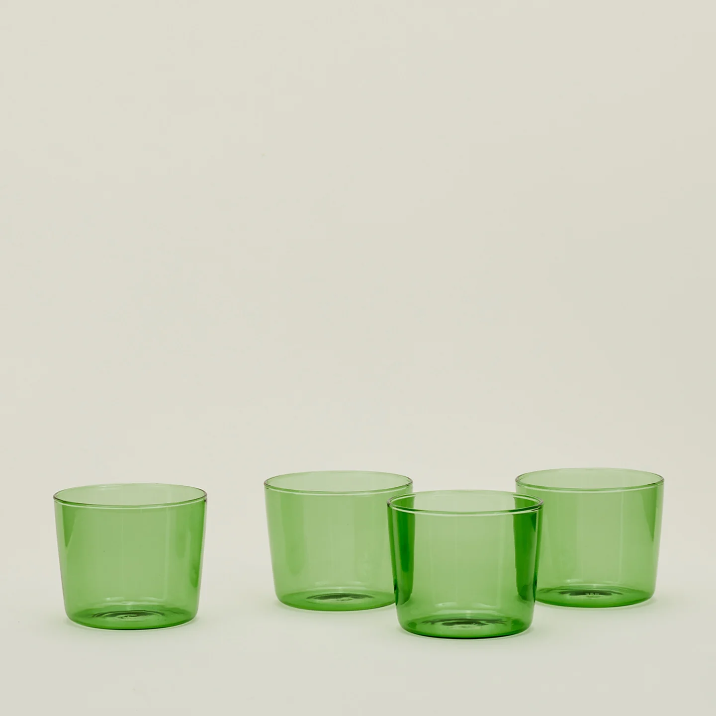 Essential Glassware, Set of 4 - Green - Image 4