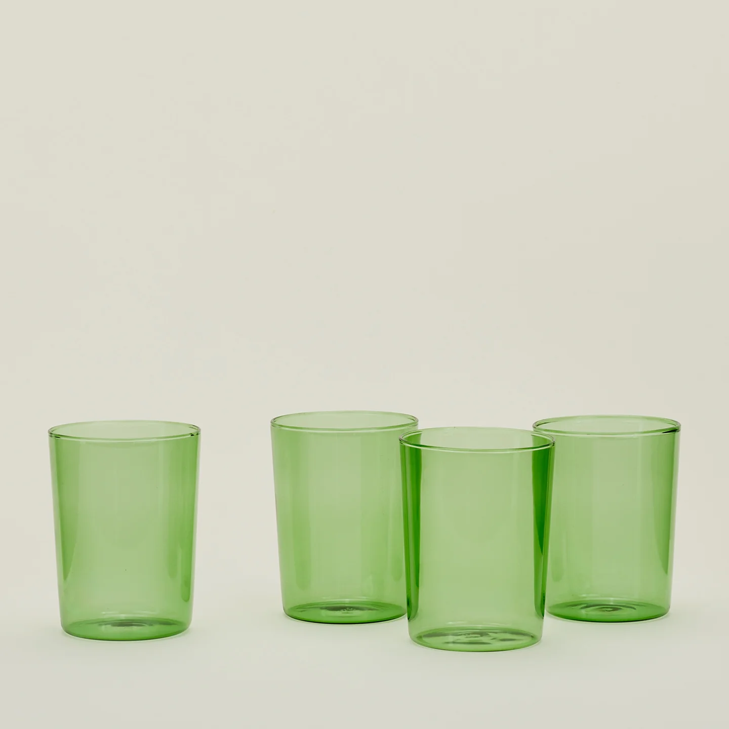 Essential Glassware, Set of 4 - Green - Image 6