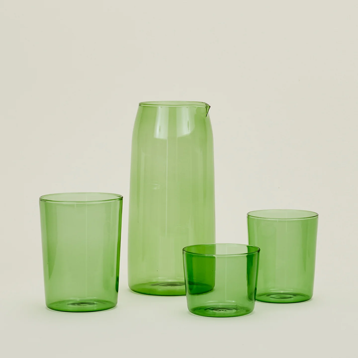 Essential Glassware, Set of 4 - Green - Image 7