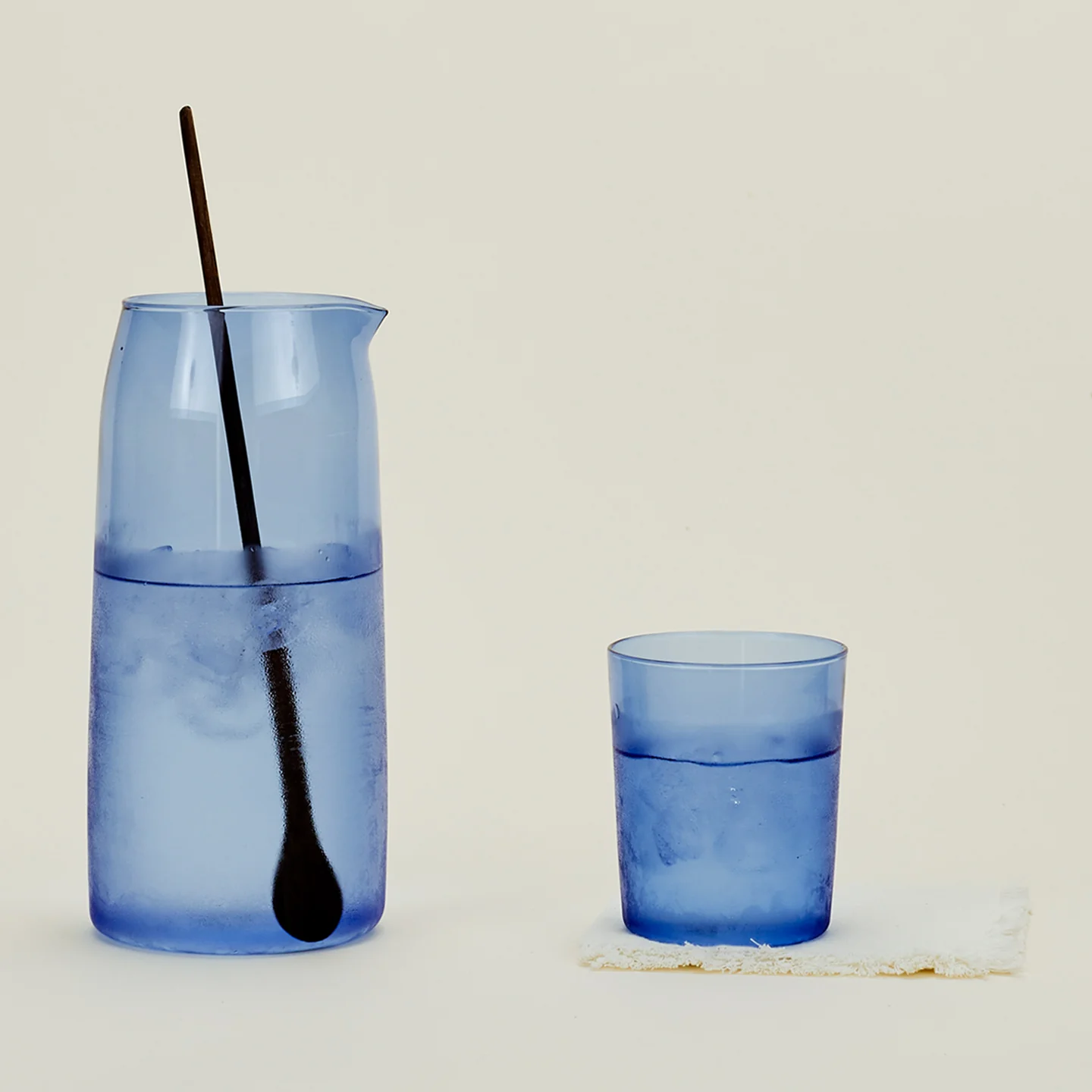 Essential Glassware Pitcher - Blue - Image 3