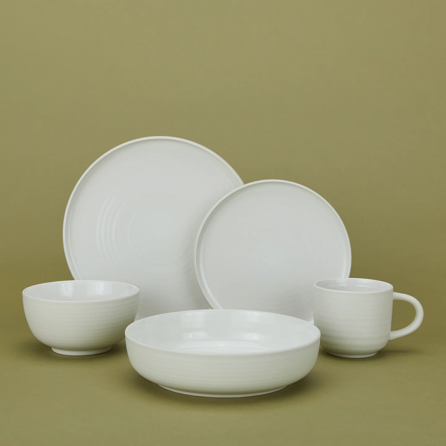 Essential Large Bowl, Set of 4 - Bone - Image 4