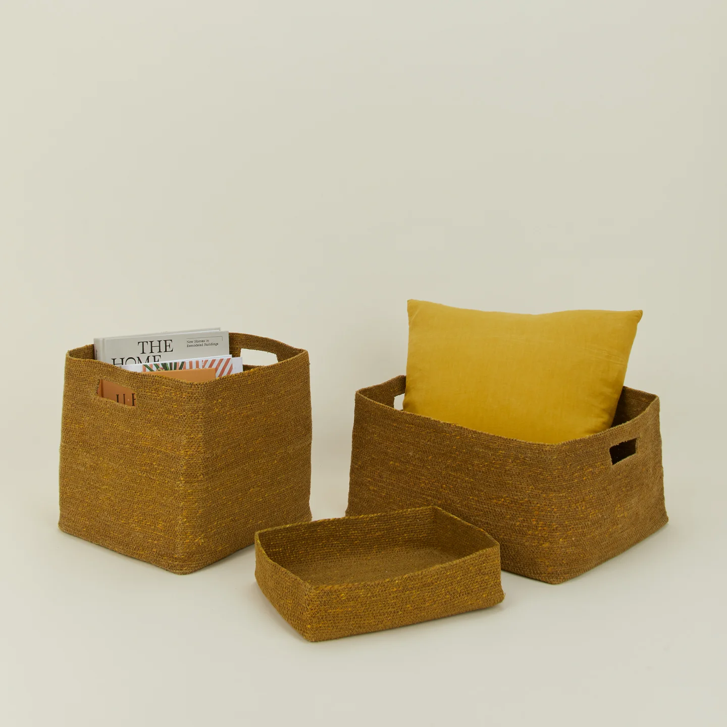 Essential Low Basket - Mustard - Image 3