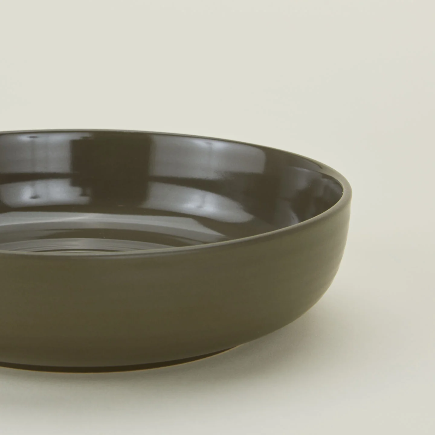 Essential Low Bowl, Set of 4 - Olive - Image 3