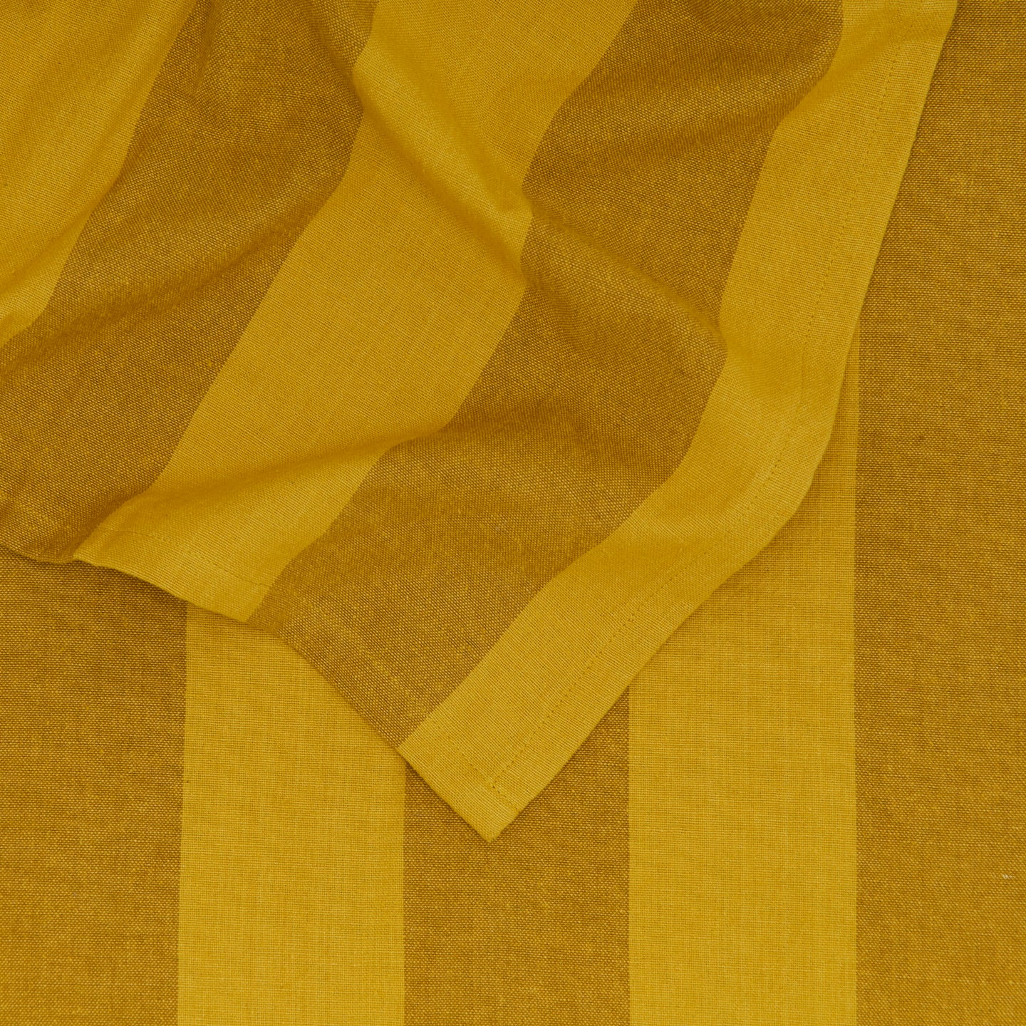 Essential Striped Tablecloth - Mustard/Bronze - Image 5