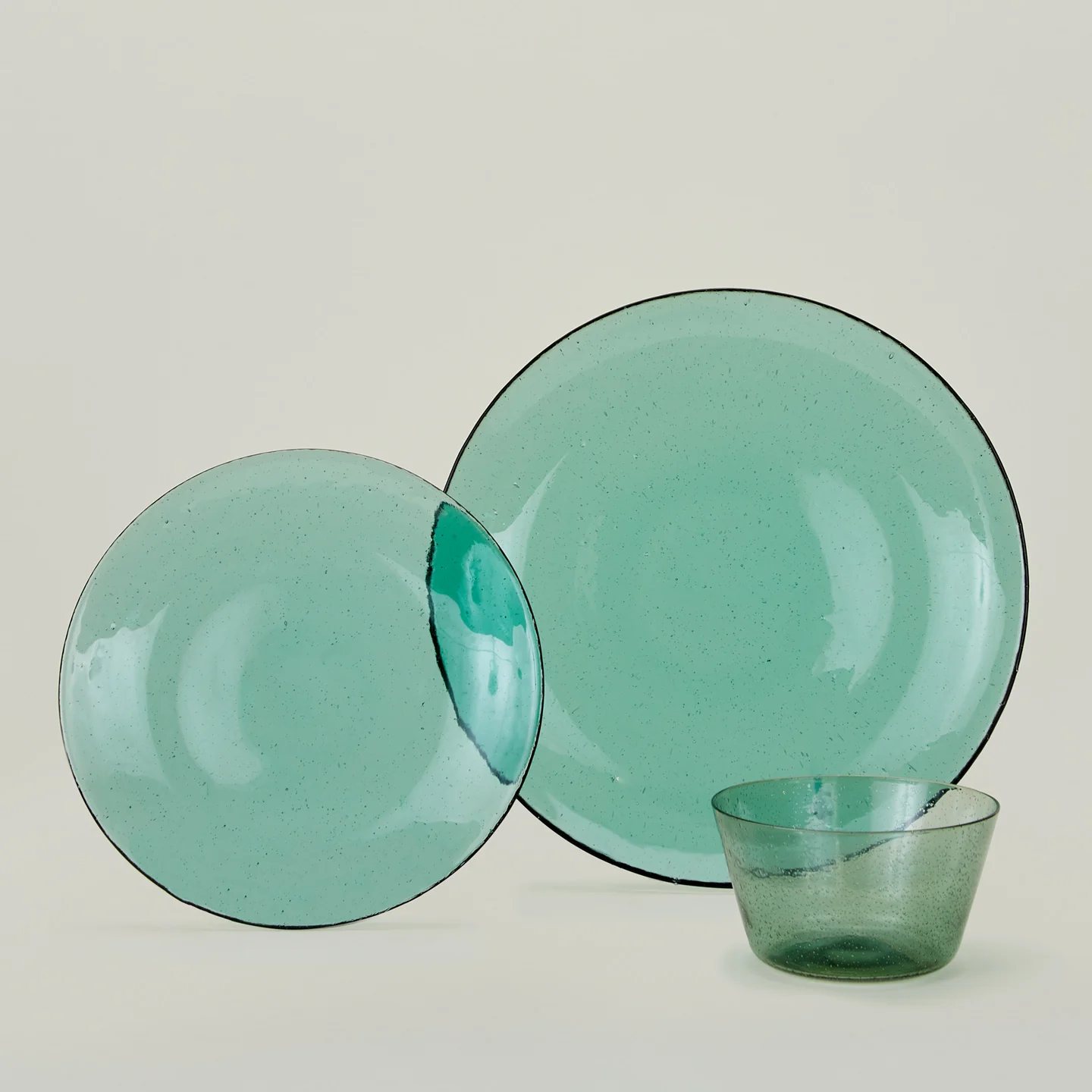 Glass Bowl - Jade - Image 4