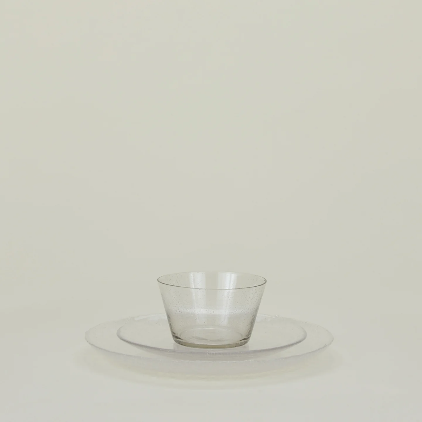 Glass Dinner Plate - Clear - Image 4