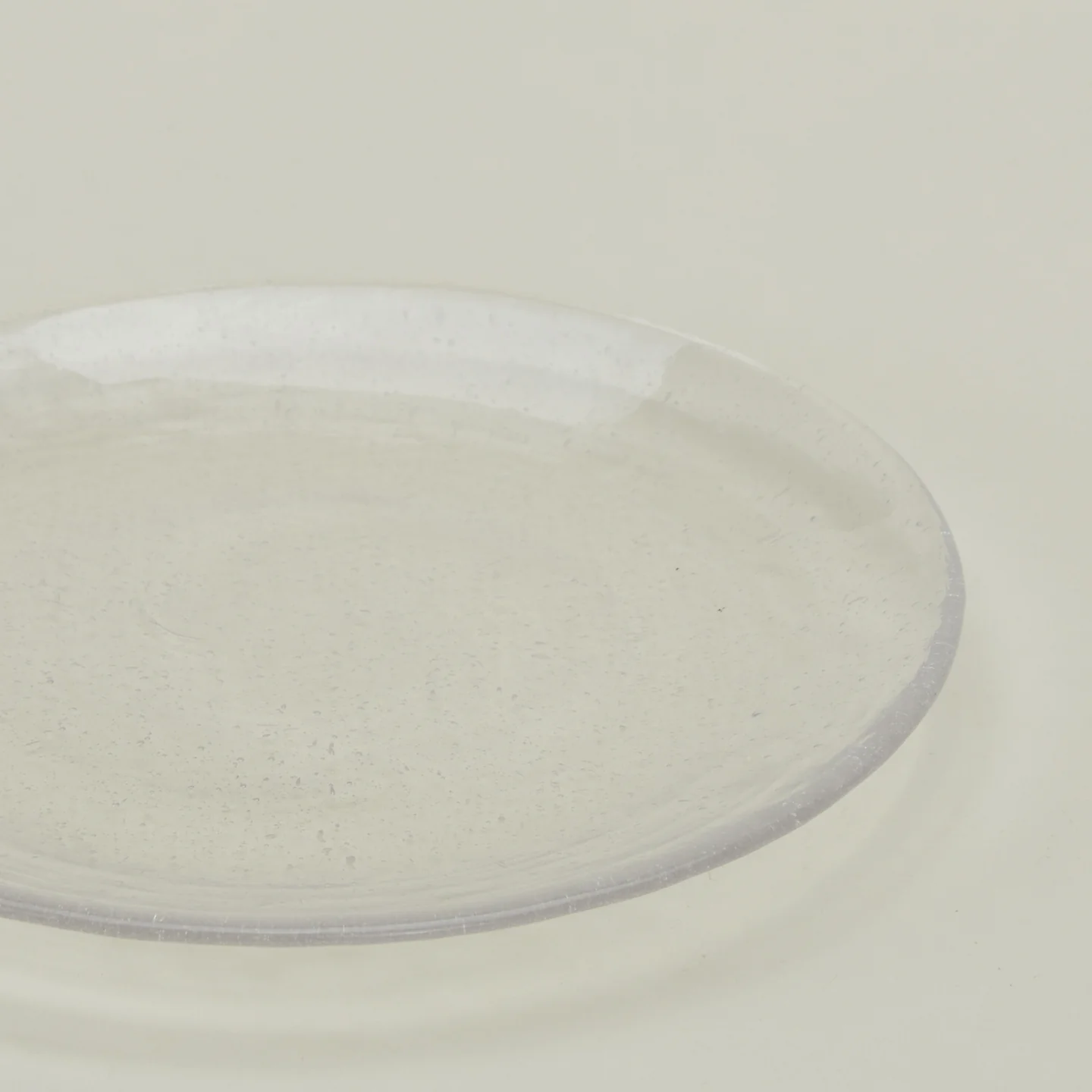 Glass Dinner Plate - Clear - Image 5