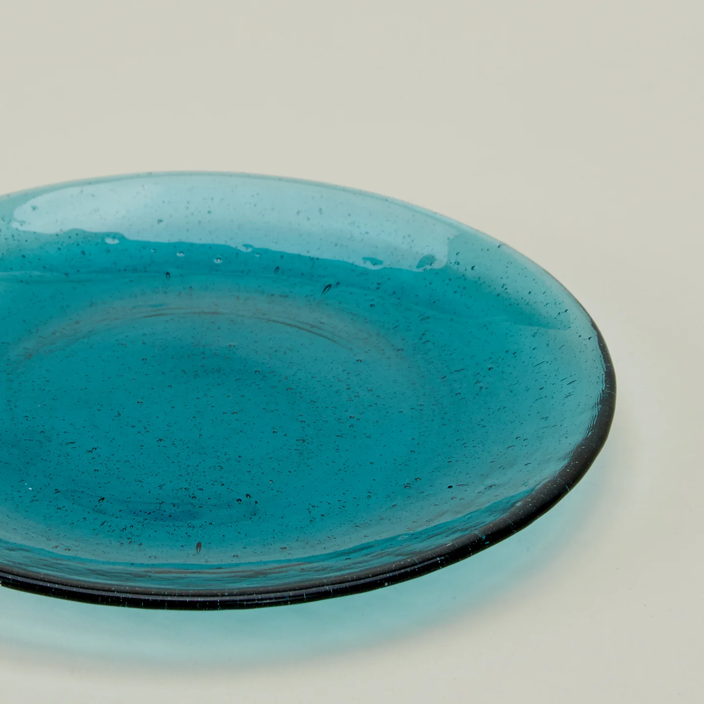 Glass Dinner Plate - Peacock - Image 6