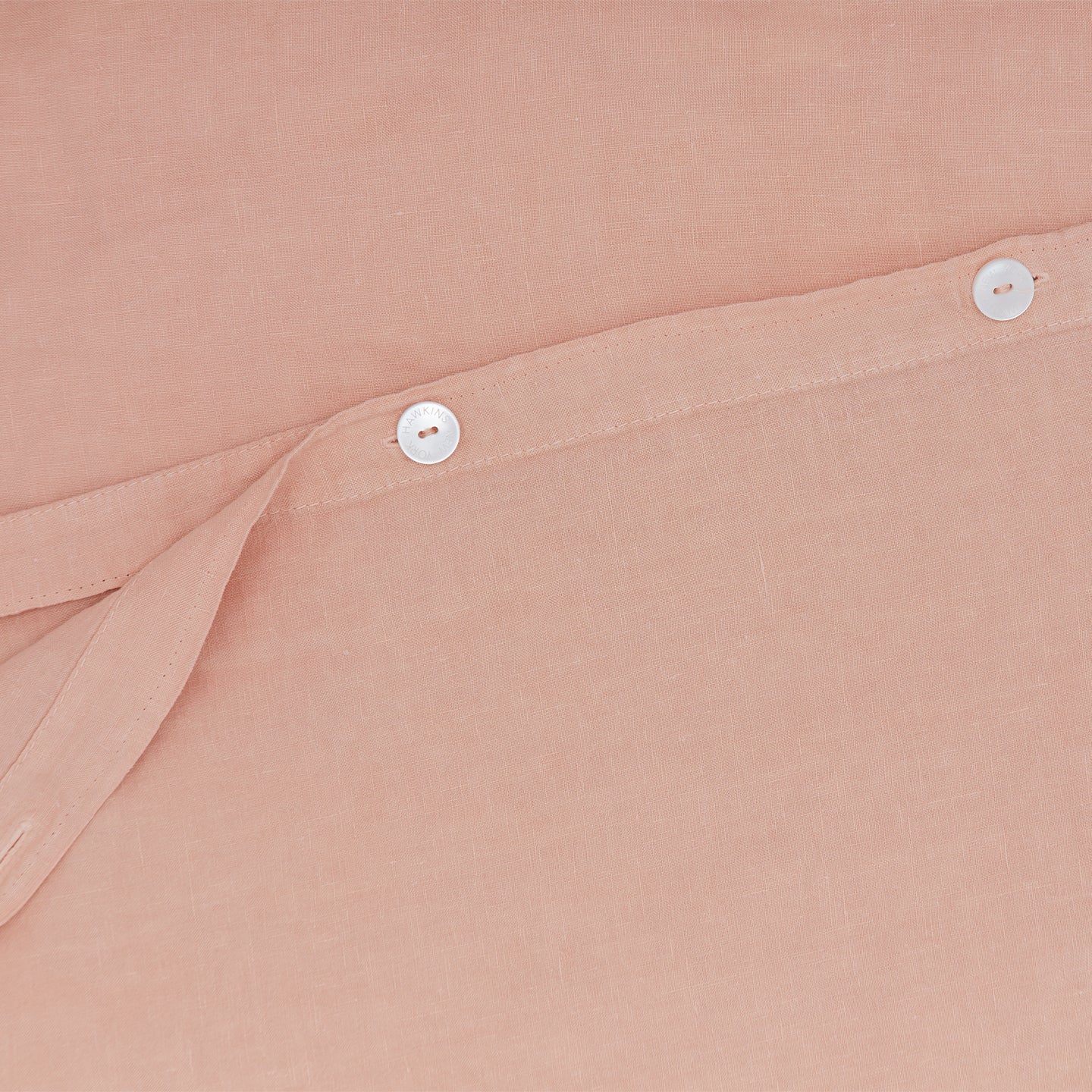 Simple Linen Duvet - Blush - Image 3