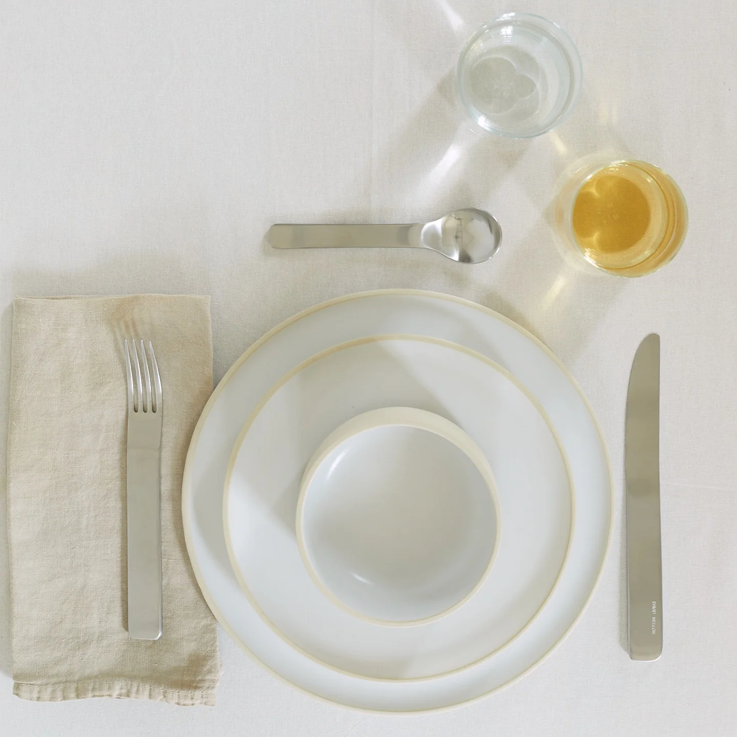 Simple Linen Napkin - Flax - Image 4