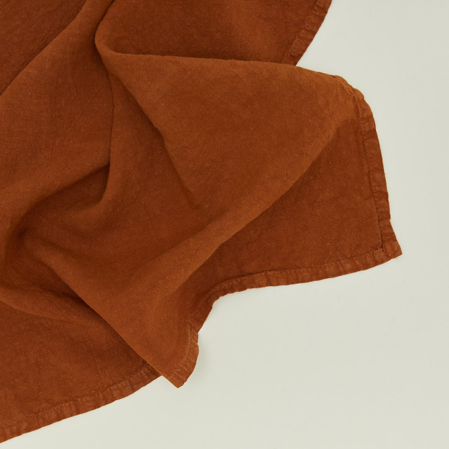 Simple Linen Napkin - Terracotta - Image 3