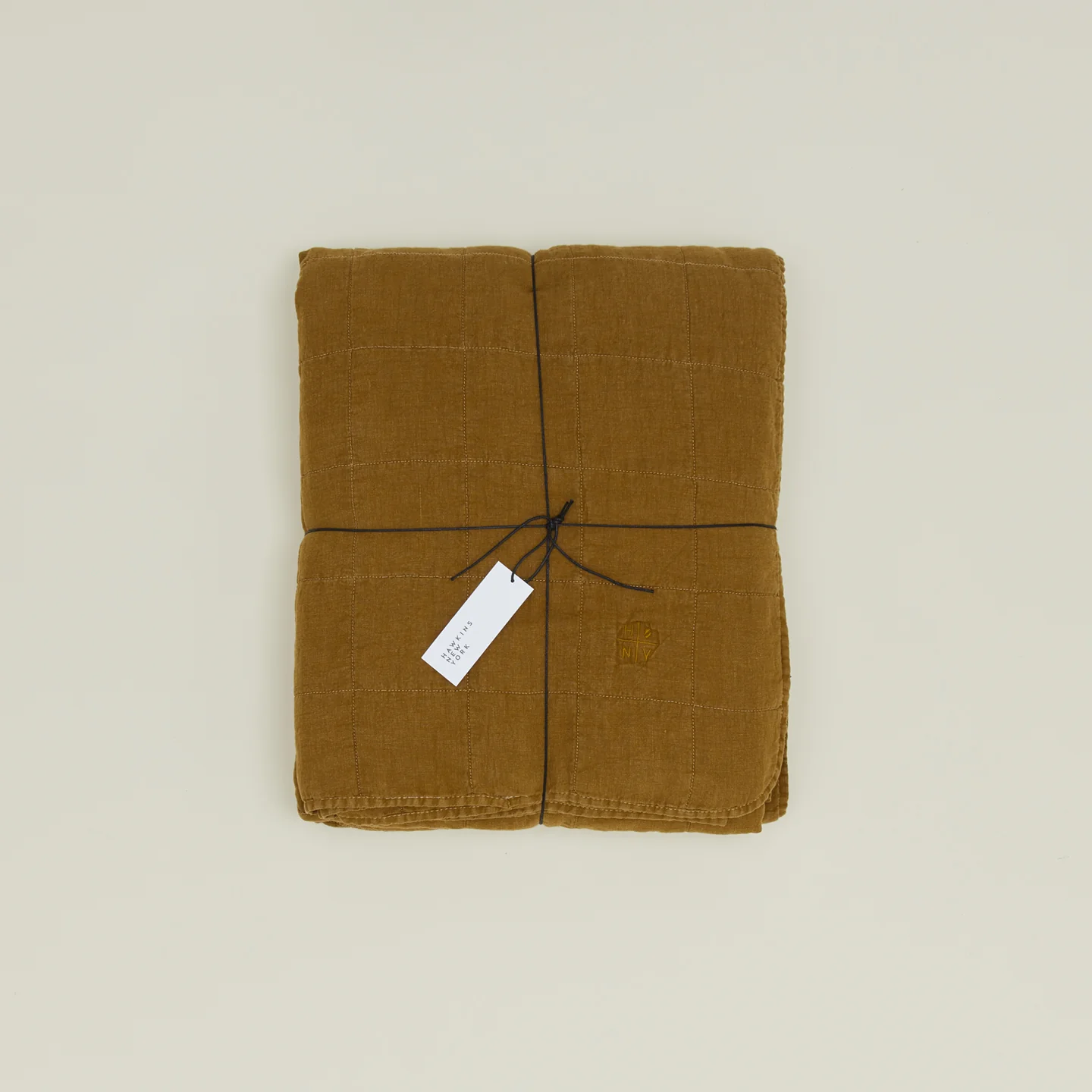 Simple Linen Quilt - Bronze - Image 3