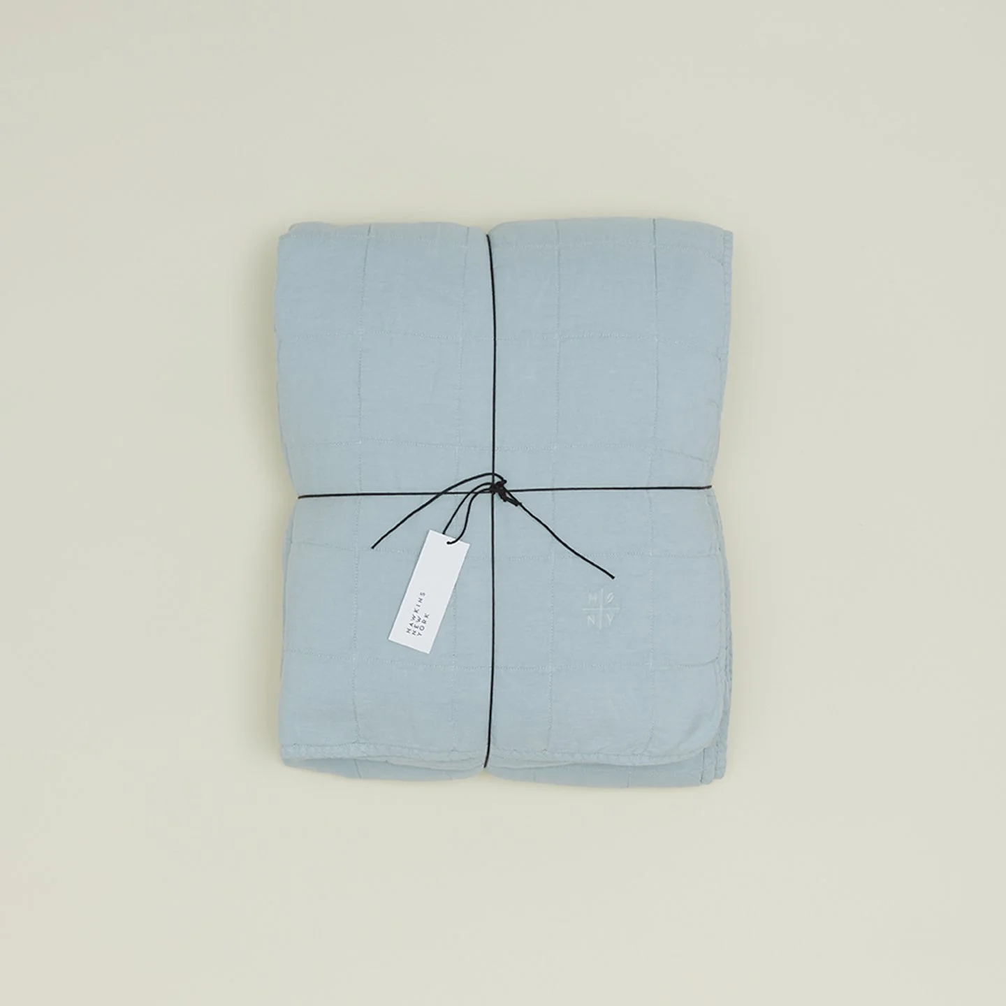 Simple Linen Quilt - Sky - Image 3
