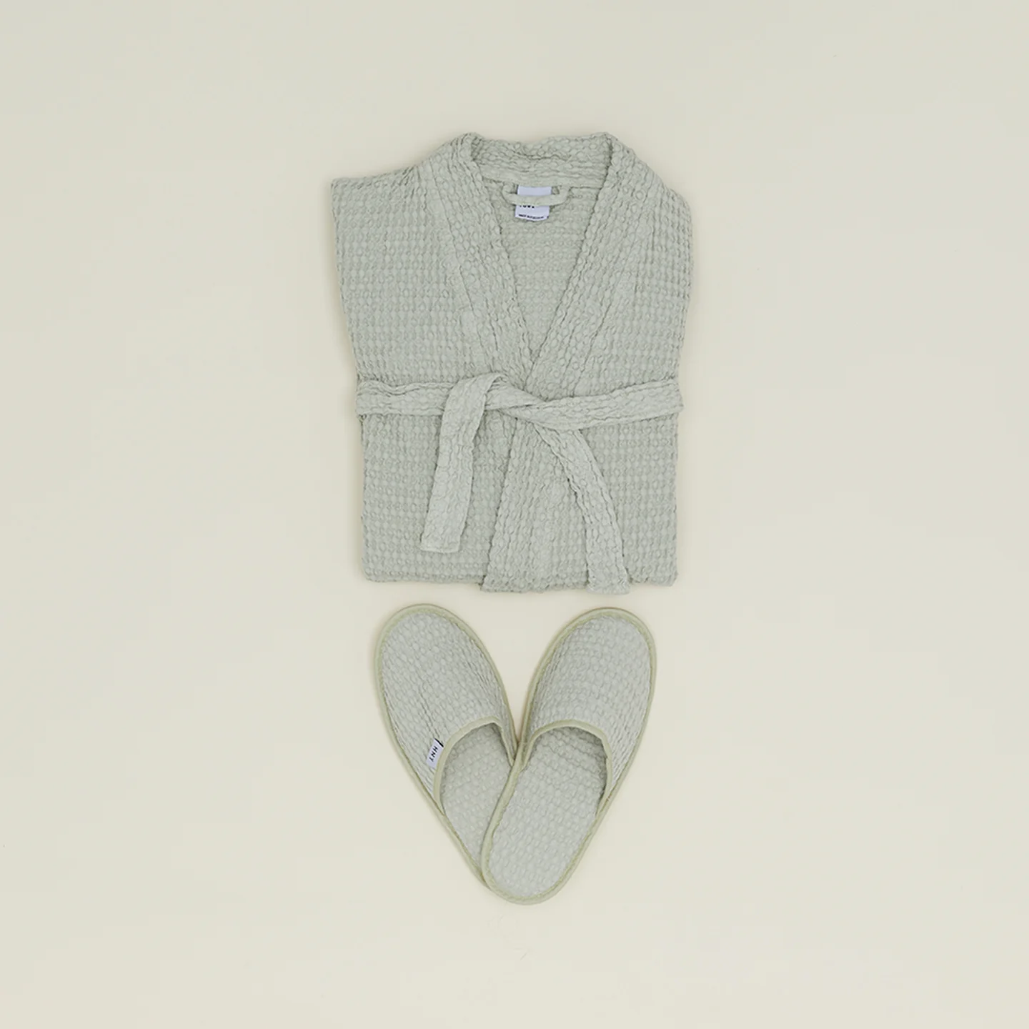 Simple Waffle Slippers - Sage - Image 3