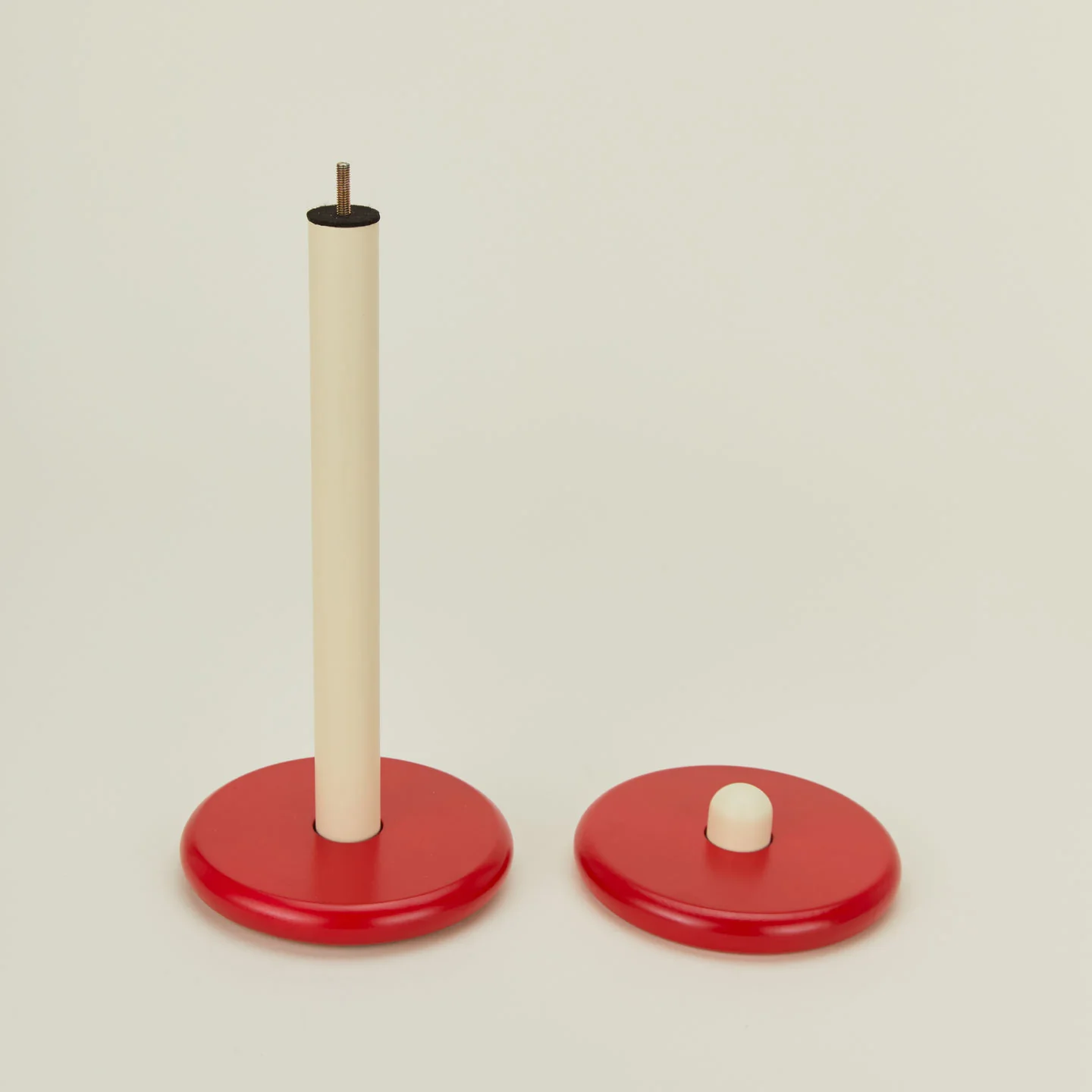 Spool Paper Towel Holder - Red - Image 3