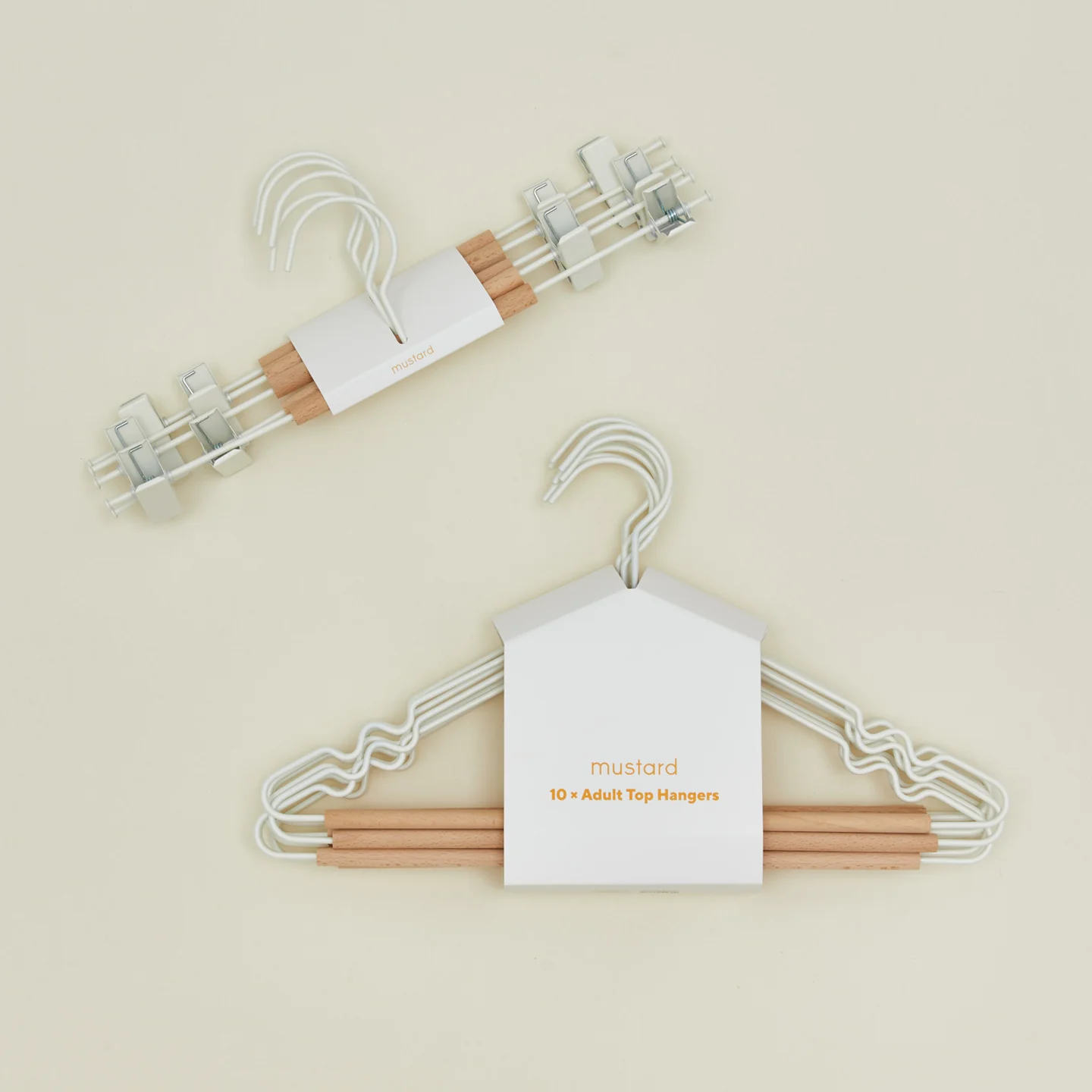 Top Hanger, Set of 10 - Chalk - Image 6